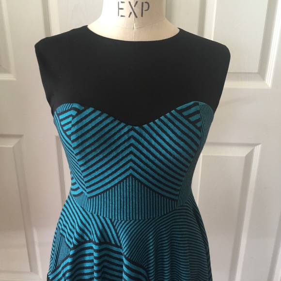 Eva Franco Anthropology skater dress 6 petite - Picture 3 of 8